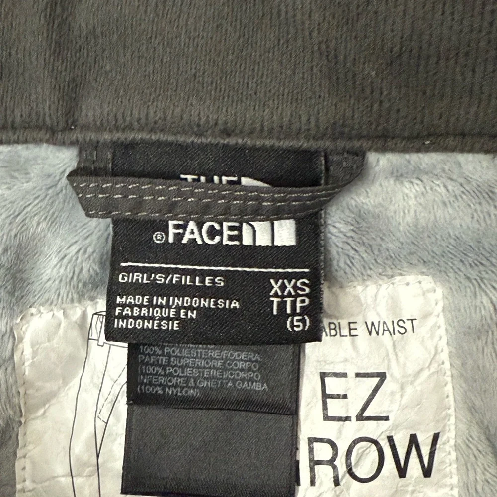 The North Face Girls‎ Insulated Gray Snow Pants Dry Vent EZ Grow SZ XXS (5)